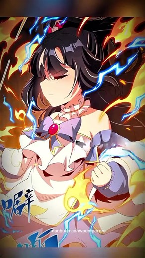 muen awake both fire and lightning power 💓 #manhwa #manhwareccomendation #manhwaedit