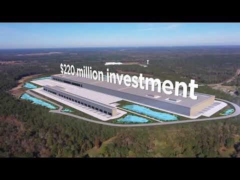 Walmart's Import Distribution Center in Ridgeville, South Carolina