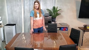 Watch Perfect Clear Plastic Dining Table Protector on Amazon Live