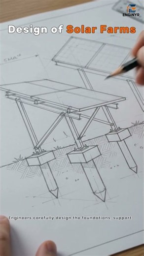 Design of Solar Farms Explained | Structural Engineering Behind Solar Power #civilengineering #2026