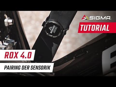 DE | ROX 4.0 | Pairing der Sensorik | Tutorial | SIGMA SPORT