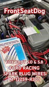 BEST SPARK PLUG WIRE SET for FOX BODY MUSTANG 5.0 & 5.8 #best #car #ford #mustang #racing #diy