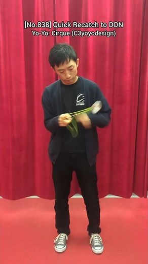 [No.838]🪀Today's Yo-Yo Trick & Tutorial: Quick Recatch to DON #yoyo #yoyotricks #tutorial