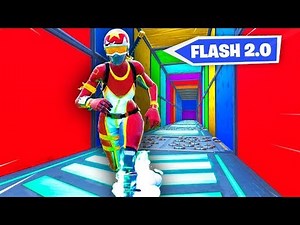 FLASH DEATHRUN 2.0 in Fortnite (Speed Parkour)