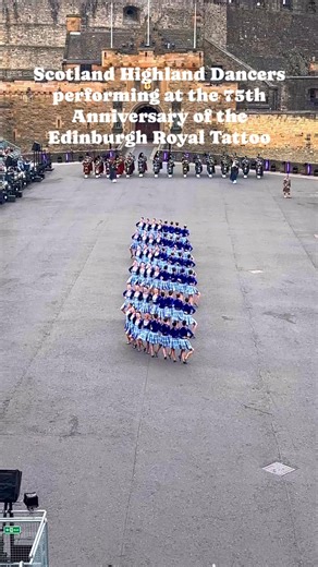 44K reactions · 3.9K shares | Highland Scottish Dancers performing at the 75th Anniversary of the Edinburgh Royal Tattoo 2025 #highlanddancers #edinburghcastle | Michael Scott Thomas | Facebook