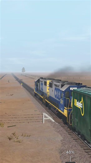 Brake failure! Out-of-control freight in Trainz Simulator 3. 🚂💥#Railfan #AmericanRailroad #FreightTr
