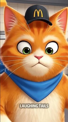 Kittens First Day at McDonald’s 🍟🐾#catvideos
