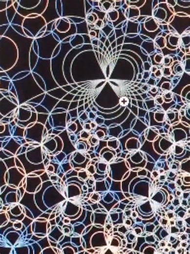 Schmidt Arrangement of the Eisenstein Integers #python #generativeart #math