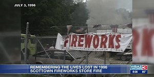 Remembering the lives lost in 1996 Scottown fireworks store fire