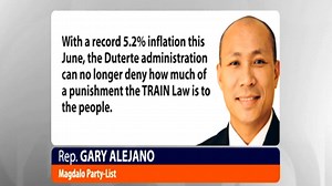 34K views · 504 reactions | STOP TRAIN LAW | Umapela ang ilang mambabatas na ipahinto na ang Train Law dahil sa lalo pang pagtaas ng inflation rate. For more latest stories, visit us at www.news5.com.ph | News5 | Facebook