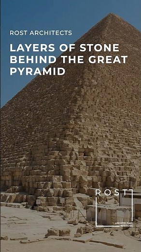 Layers of Stone Behind the Great Pyramid