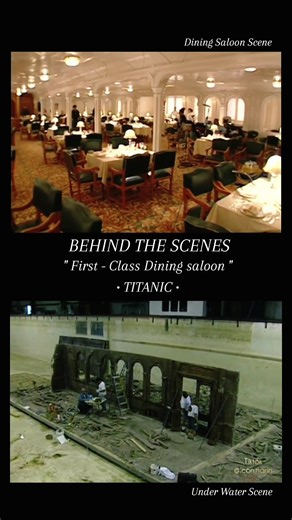 Behind the Scenes of Titanic: First-Class Dining Saloon & Underwater Scene
