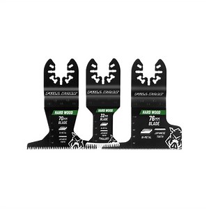 Full Boar Assorted Japanese Tooth Hardwood Multi-tool Blade - 3 Pack