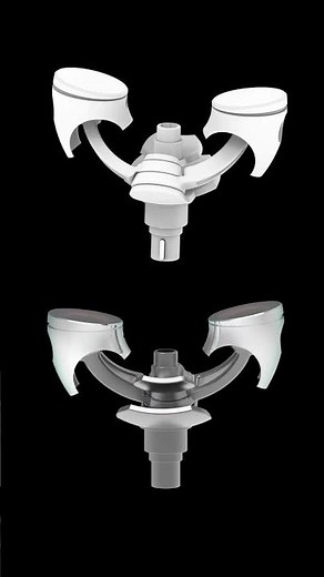 Spherical piston engine #compressor