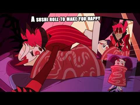 Alastor Turned Charlie Into a SUSHI ROLL... Then THIS Happened ❤️ | Hazbin Hotel Comic Dub