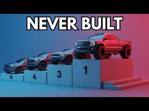 15 Wild Concept Pickups Carmakers Refused to Produce