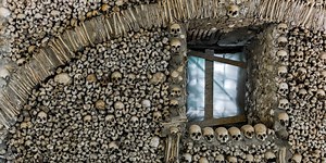 A church in Portugal is made from human bones