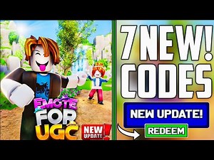 ALL NEW!✅EMOTE FOR UGC ROBLOX CODES 2025 - EMOTE FOR UGC CODES 2025 [ROBLOX]