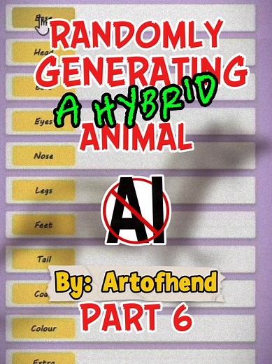 Randomly Generating a Hybrid Animal — Day 6