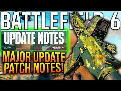 BATTLEFIELD 6 New MAJOR UPDATE PATCH NOTES! (NETCODE UPDATES, Audio Changes, & More)