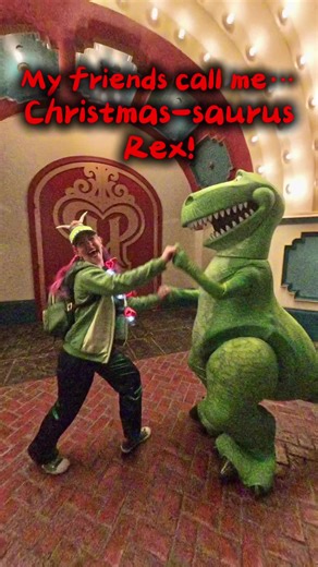 Shopping for Magic with Mary on Instagram: "I take your Party-saurus and raise you. CHRISTMAS-saurus Rex!!! #Rex #PartysaurusRex #PixarStyle #disneybound #toystory"