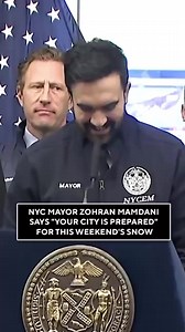 New York City Mayor Zohran Mamdani says the city is prepared as a major winter storm threatens to dump significant snow across the region. Officials are urging New Yorkers to limit travel and prepare ahead of the weekend storm. Stay with CBS News New York for the latest forecast. | CBS New York