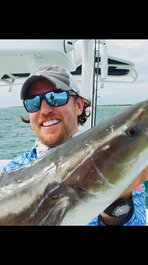 EPIC FISHING with Capt. Peter Deeks!! Gets your adrenaline PUMPING when you hook a massive cobia! Have you caught one? | Salt Strong
