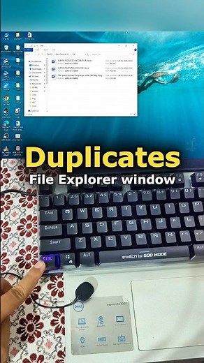 Open a Secret Twin Window in Windows – Just One Shortcut! 🤯 #tip #keyboard #os #ovins