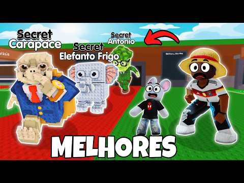 NOVOS MELHORES BRAINROTS! ELEFANTO FRIGO, SIGNORE CARAPACE e ANTÔNIO no ROUBE UM BRAINROT!