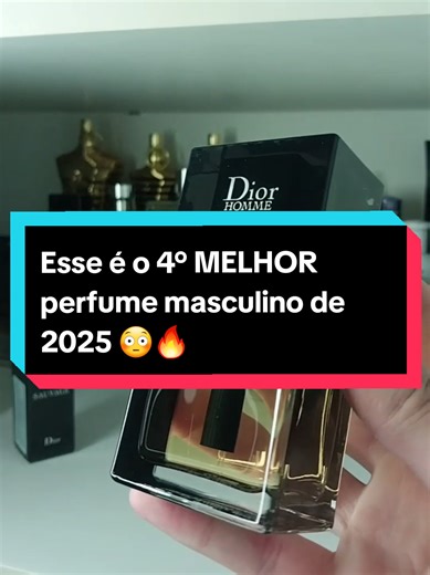 Esse foi eleito 4° melhor perfume masculino de 2025😳 Se quiserem ver a lista completa já tem vídeo no perfil🔥 #diorhommeintense #fragrancetok #perfumes #viral #fyp