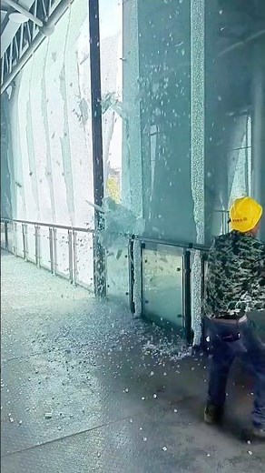 Smashing Glass for Safety—Precision in Action!