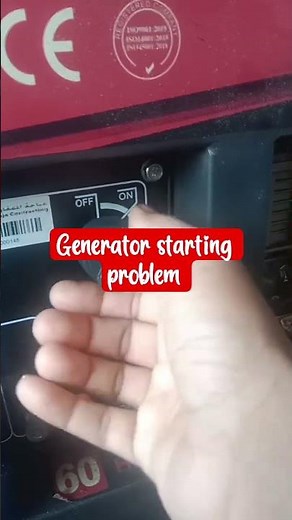 generator starting issues diesel machine #automobile#machnical generator self motor problem Acoutput