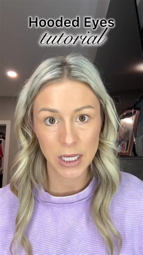 Cortney Spencer on Instagram: "If your eyeshadow disappears the second you open your eyes… this one’s for you 🙋‍♀️ Hooded eyes can be tricky and just need different placement—not more product! These simple techniques lifts, opens, and keeps your shadow visible even with your eyes open. Save this for your next makeup day ✨ say ‘hood’ in the comments for a 🔗 to the exact colors and products I used! ❤️ #hoodedeyes #hoodedeyemakeup #makeuptipsforwomen #over35beauty #creammakeup #makeuptutorial #be