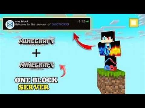 HOW TO MAKE ONE BLOCK SERVER IN ATERNOS || Java + Pe