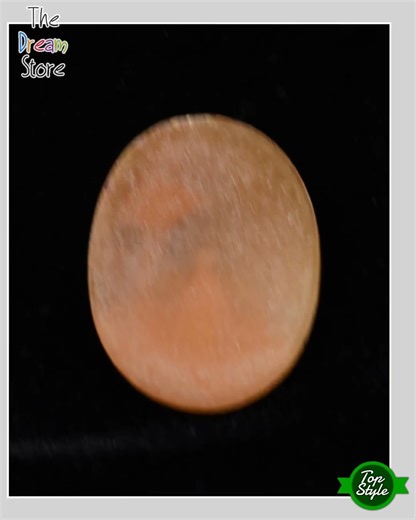 Italian Handmade Studio Conch Shell Scenic Cameo Plaque 1-1/8 in