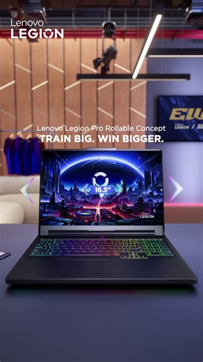 The Legion Pro Rollable Concept expands in seconds, giving you more screen without giving up portability. It's a glimpse into where high performance laptops are headed, built for gamers who refuse to stay within limits. If this launched tomorrow, would you buy it? Tell us why or why not in the comments 👇 Follow for updates. You'll want to see what comes next! | Lenovo Legion