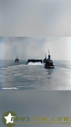 WWII Massive Floating Drums for Pipeline Laying Revealed! #shorts