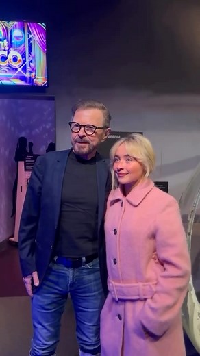 ABBA on Instagram: "Björn and Sabrina at ABBA The Museum #ABBA"