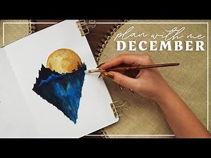 Plan With Me December 2020 | Bullet Journal Set Up