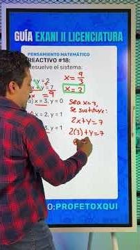 Item #18 Mathematical Thinking – EXANI II 2026 Exam Guide
