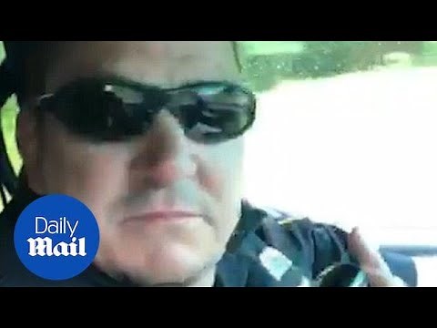 Retiring cop is surprised by his son on his final radio call