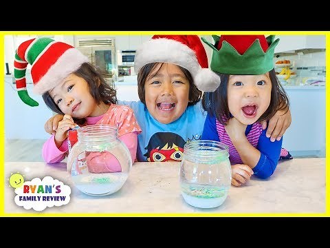 Easy DIY Kids Science Experiment Snow Storm in A Jar!!!!!