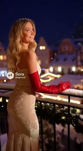 December 8, 2025 - Red Long leather opera gloves #leathergloves #operagloves