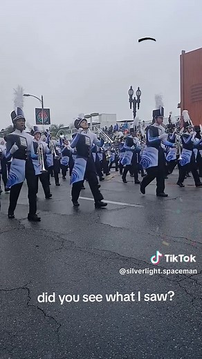 Clover High School Marching Band at New Year Parade