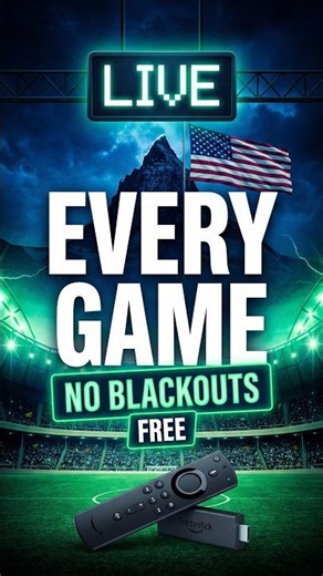 Watch Live Sports FREE on Firestick (Every Game, No Blackouts 🟢 USA) #shorts
