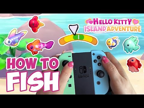 Fishing: the ultimate technique in Hello Kitty Island Adventure