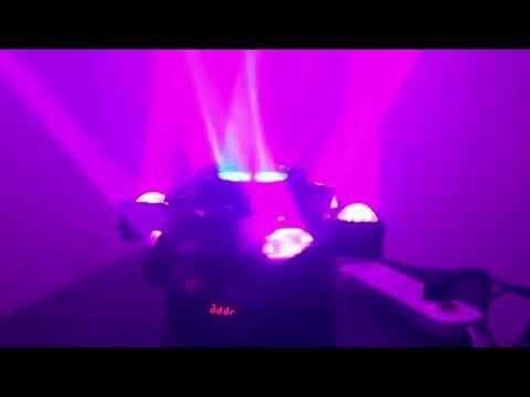 DJ moving head light creating dynamic stage effects