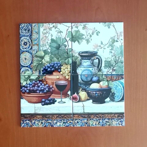 Yellow Red Blue Ceramic Tile Mural – Kandinsky Abstract Bauhaus Wall Art - Etsy