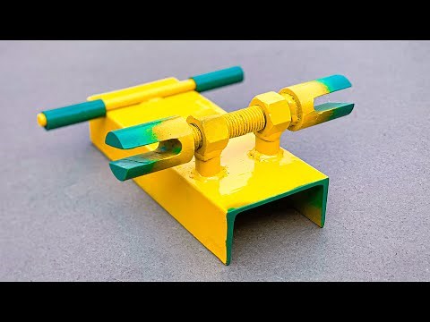 How to make a simple homemade rebar bending tool