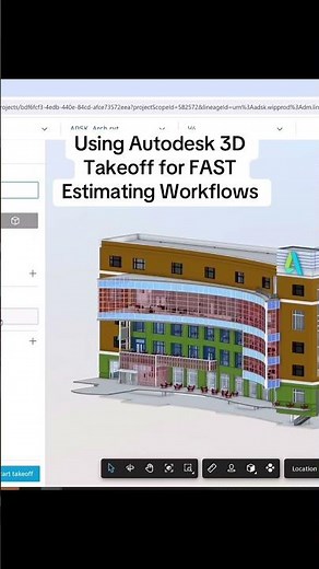 Fast 3D takeoffs with #autodesk #takeoff 😍 #revit #BIM #construction #architect #engineering